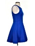 Forever 21 Solid Blue Cocktail Dress Size S - photo 4