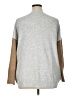 Vince Camuto Color Block Gray Poncho Size 1X - photo 2