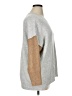 Vince Camuto Color Block Gray Poncho Size 1X - photo 4