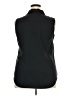 Ann Taylor Black Sleeveless Button-Down Shirt Size XXL - photo 2