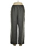 Alfred Dunner 100% Polyester Chevron-herringbone Gray Casual Pants Size 16 Petite - photo 1