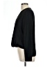 Remade 100% Polyester Black Long Sleeve Blouse Size L - photo 5