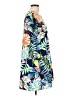 Unbranded Tropical Blue Casual Dress Size L - photo 4