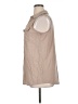 Notations Tan Sleeveless Button-Down Shirt Size 1X - photo 5
