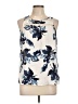 INC International Concepts 100% Polyester Ivory Sleeveless Blouse Size 10 - photo 1