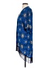Charlotte Russe 100% Polyester Blue Kimono Size S - photo 5