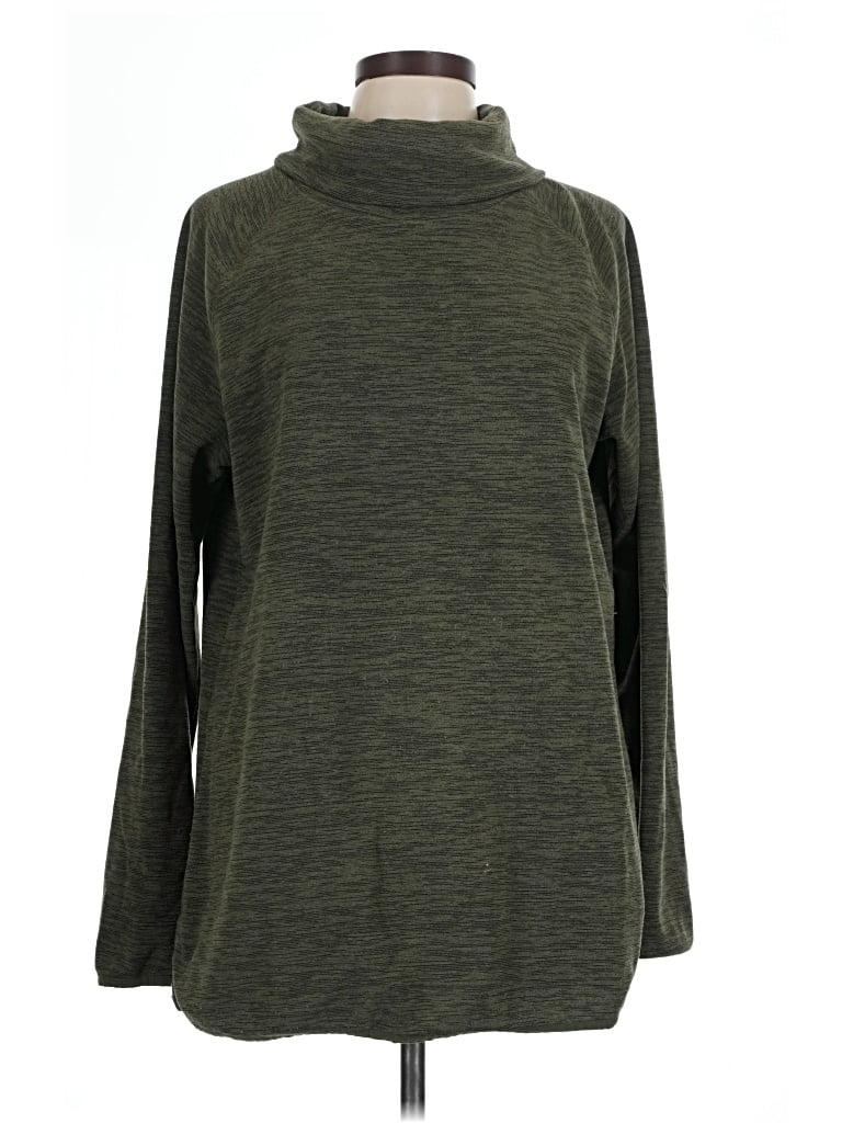 Pre-owned Tek Gear Turtleneck Sweater In Green