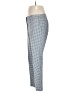 Theory 100% Polyester Houndstooth Blue Casual Pants Size 8 - photo 5