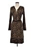 MICHAEL Michael Kors Animal Print Brown Casual Dress Size M - photo 1