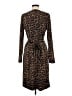MICHAEL Michael Kors Animal Print Brown Casual Dress Size M - photo 2