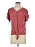 Weatherproof Red Short Sleeve Henley Size S - photo 1