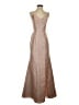 Alfred Sung 100% Polyester Tan Cocktail Dress Size 2 - photo 1