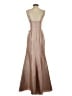 Alfred Sung 100% Polyester Tan Cocktail Dress Size 2 - photo 2