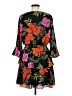 Express 100% Polyester Floral Black Casual Dress Size M - photo 2