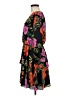 Express 100% Polyester Floral Black Casual Dress Size M - photo 5