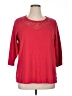 Quacker Factory Red 3/4 Sleeve Top Size 1X - photo 1