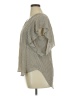 a.n.a. A New Approach 100% Polyester Gray Short Sleeve Blouse Size XL - photo 5