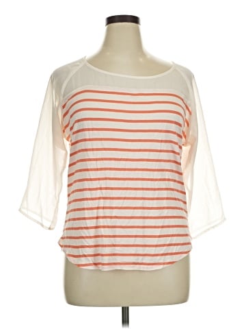 LC Lauren Conrad 3/4 Sleeve Top (view 1)