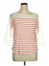 LC Lauren Conrad 100% Polyester Orange 3/4 Sleeve Top Size XL - photo 1
