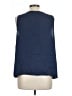 Nine West 100% Polyester Blue Sleeveless Blouse Size L - photo 2