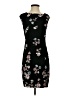 Chaps Floral Black Casual Dress Size S - photo 1