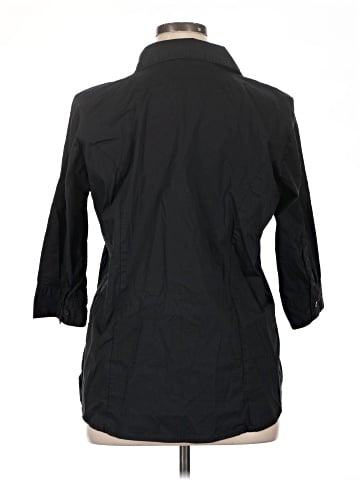 Riders by Lee 3/4 Sleeve Button-Down Shirt (view 2)