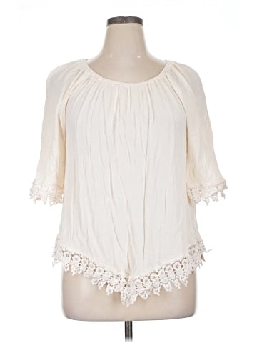 NY Collection 3/4 Sleeve Blouse (view 1)