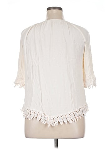 NY Collection 3/4 Sleeve Blouse (view 2)