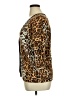 Joseph A. Animal Print Brown Cardigan Size XL - photo 5