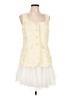 Amanda Uprichard 100% Polyester Ivory Cocktail Dress Size L - photo 1