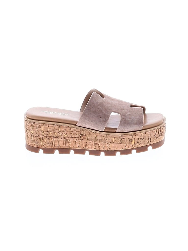 Pre-owned Project Cloud Wedges In Gray
