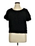 Jennifer Lopez Black Short Sleeve Top Size XL - photo 1