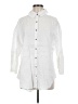 XCVI 100% Linen White 3/4 Sleeve Button-Down Shirt Size M - photo 1