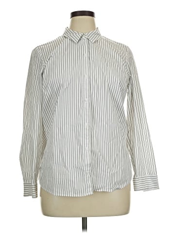 Nine West Long Sleeve Button-Down Shirt (view 1)