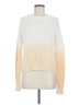 Autumn Cashmere 100% Cotton Tie-dye Ivory Pullover Sweater Size M - photo 1