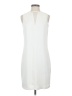 Calvin Klein 100% Polyester Solid White Casual Dress Size 2 - photo 1