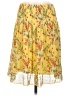 Max Studio 100% Polyester Paisley Yellow Casual Skirt Size S - photo 1