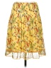 Max Studio 100% Polyester Paisley Yellow Casual Skirt Size S - photo 2