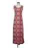 Max Studio Print Red Casual Dress Size XS - photo 1