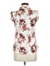 First Love Ivory Sleeveless Blouse Size M - photo 2
