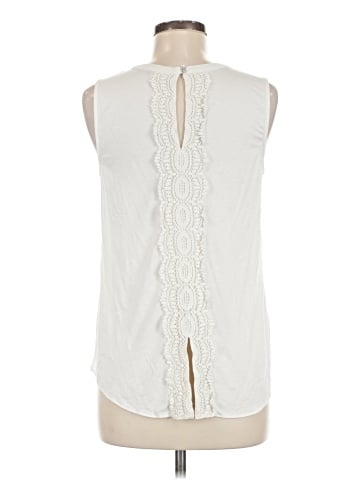 Pale Sky Sleeveless Blouse (view 2)
