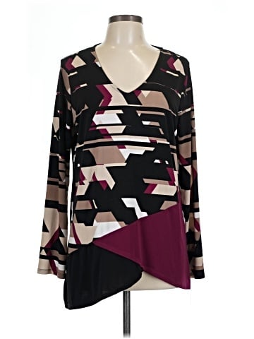 Dana Buchman Long Sleeve Top (view 1)
