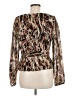 Parker Brown Long Sleeve Blouse Size M - photo 2