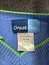 Great Guy 100% Cotton Argyle Blue Sweater Vest Size 2T - photo 3