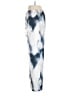 H&M 100% Polyester Tie-dye Blue Casual Pants Size M - photo 5