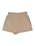 Shein 100% Cotton Solid Tan Khaki Shorts Size 6 - photo 1