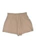 Shein 100% Cotton Solid Tan Khaki Shorts Size 6 - photo 2