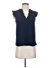 Monteau Blue Sleeveless Blouse Size S - photo 1