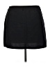 Xhilaration 100% Polyester Solid Black Casual Skirt Size 15 - photo 2