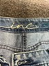 Inc Denim Solid Blue Jeans Size 12 - photo 7